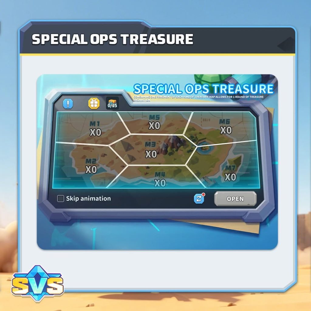 SVS Fantasy Oasis Special Operations Guide: Tasks, Refresh & Dispatch SVS Special Ops Treasure Map Fragments Collection