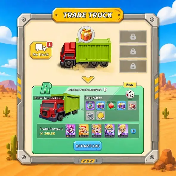 SVS Fantasy Oasis Trade Truck Guide: Cargo Refresh, Transport, and Plunder